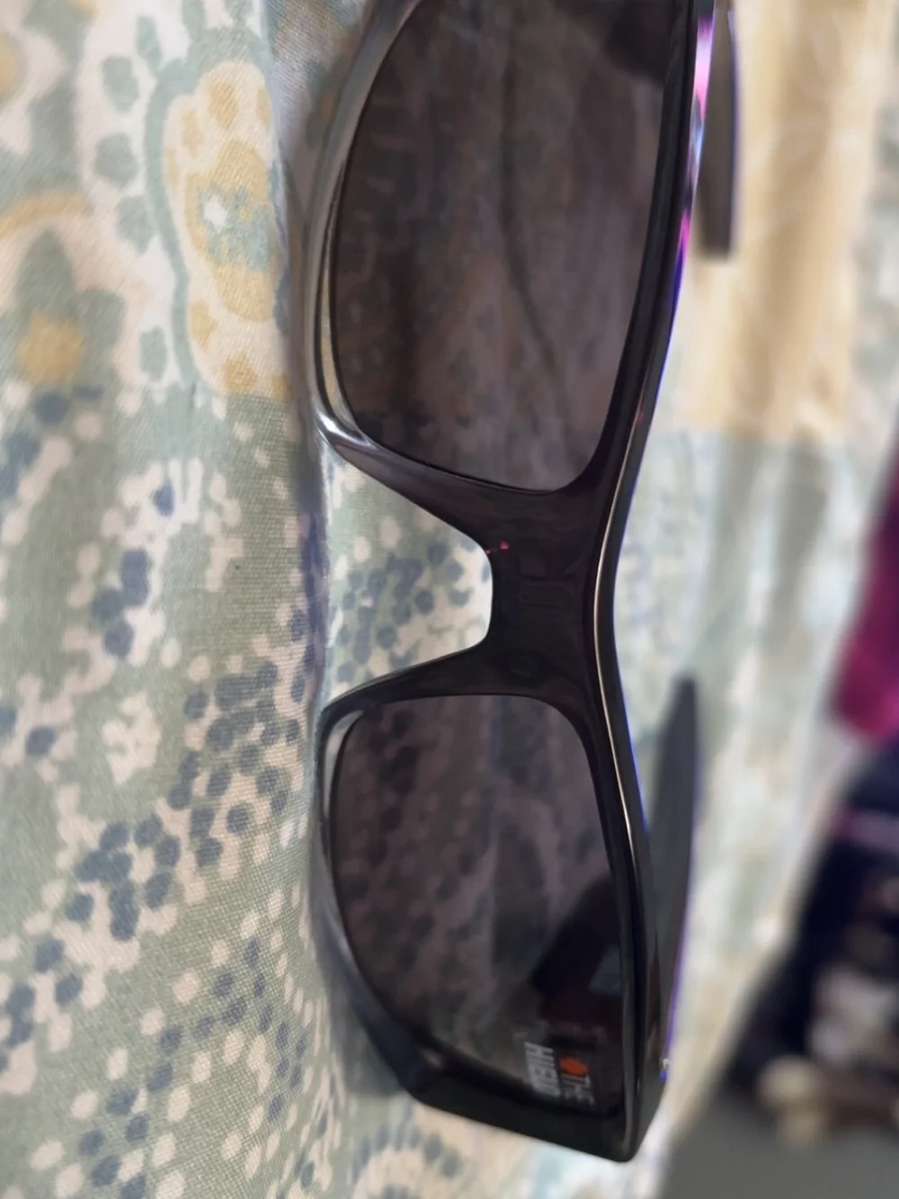 Vintage Y2K SPY Hielo Black Rectangle Sunglasses with Dark Smoke Lenses NWOT